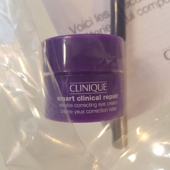 Clinique Smart Clinical Repair Eye Cream 0.17oz  And Intense Black Eyeliner New - Picture 4 of 6